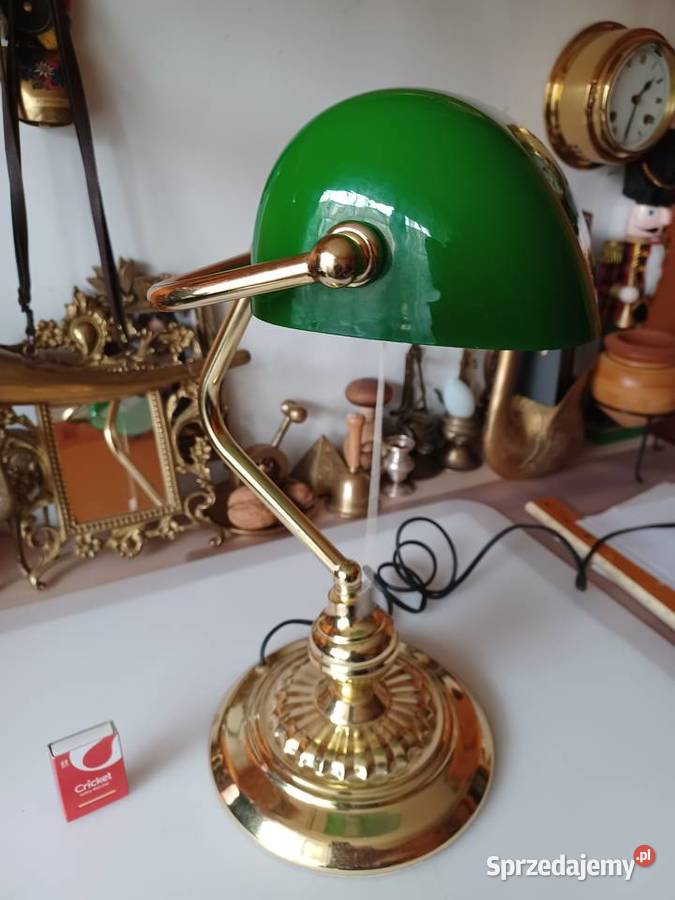 Bankierka lampa biurkowa Poznań sprzedam