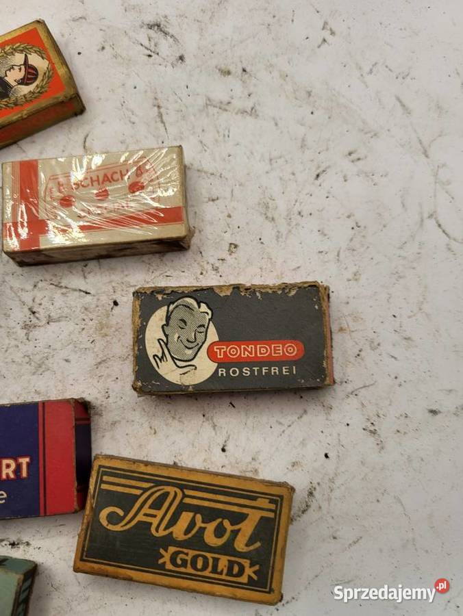 STARE Z EPOKI NOWE I UŻYWANE ŻYLETKI ZESTAW Pozostałe śląskie Rybnik