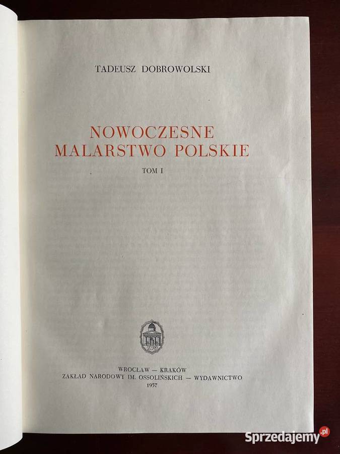 Nowoczesne malarstwo polskie Tadeusz Dobrowolski Pozostałe małopolskie Kraków sprzedam
