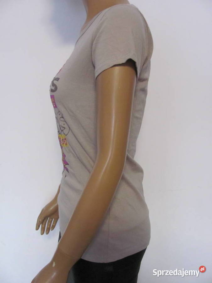 tshirt Antything szara krótki rękaw szary/srebrny Zamość