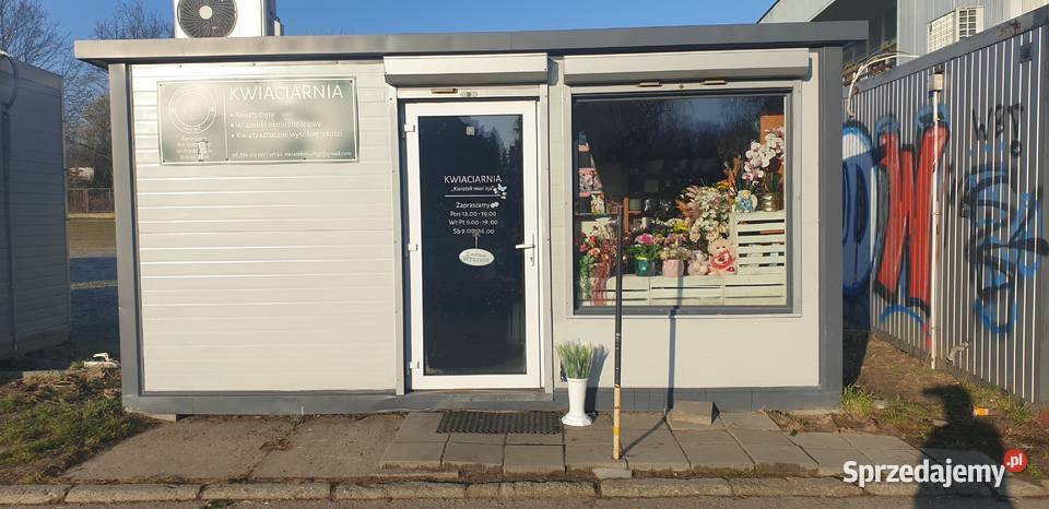 Kontener handlowy 3x5 nowa klimatyzacja Kraków