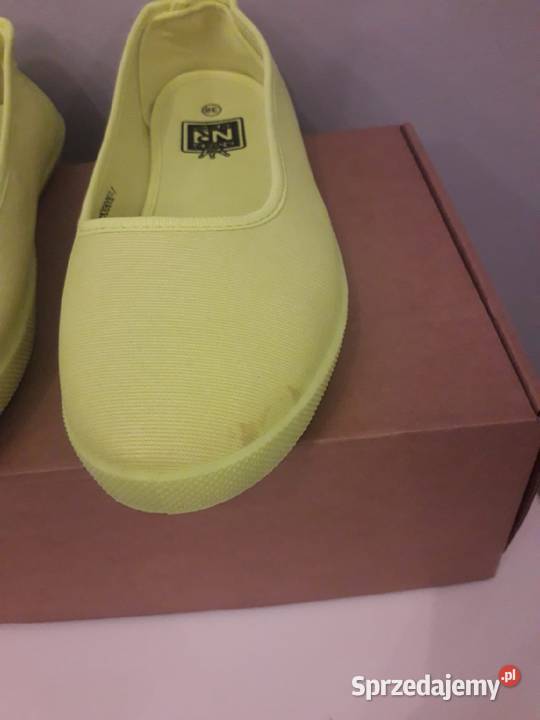 Baleriny damskie Nylon Red 38 Obuwie Kraków