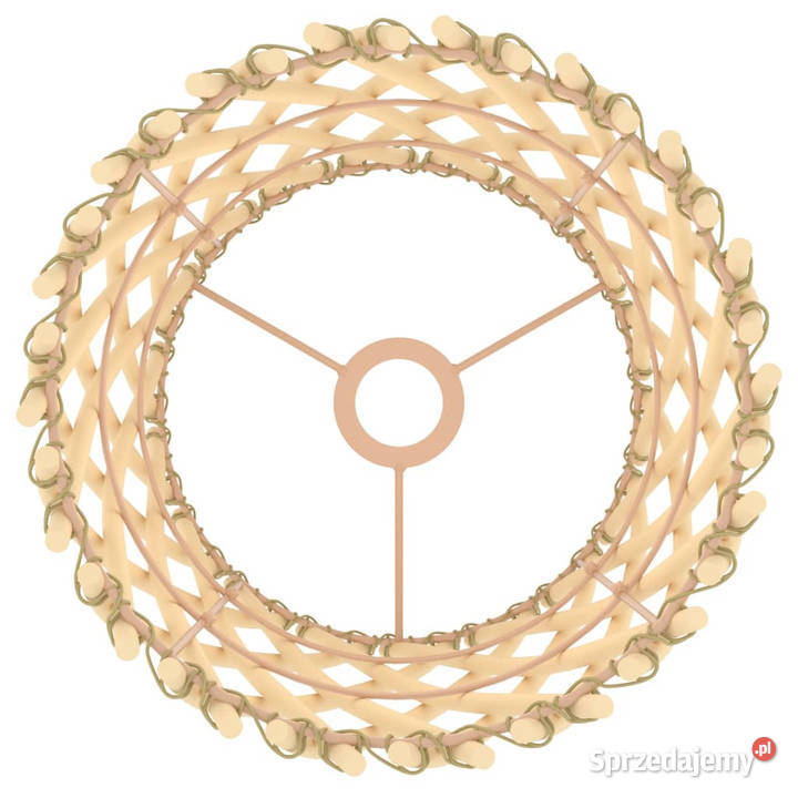 Klosz do lampy 23x28 wiklina WM364361 Pozostałe sprzedam