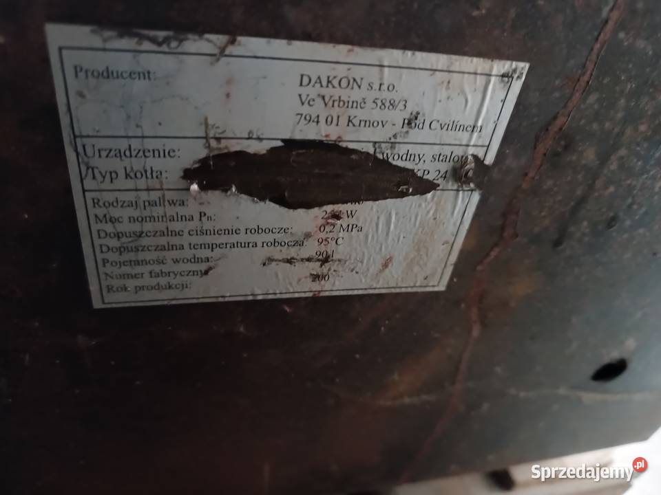 Piec na Holzgaz Buderus Nowy Targ