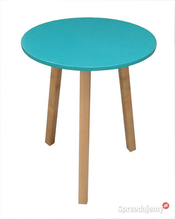 STOLIK 3 NOGI OKRĄGŁY 40 RÓŻNE KOLORY WYSOKOŚĆ Tołkiny sprzedam