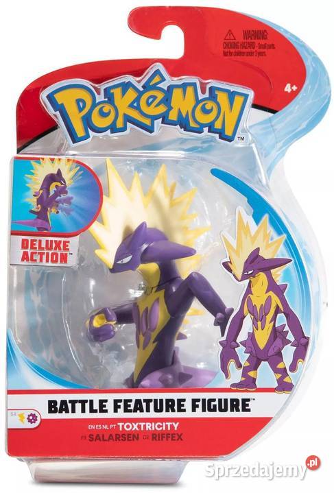 Figurka POKEMON Toxtricity z Funkcją Ruchu Mogilany sprzedam
