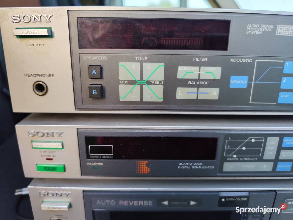 Sony wieża vintage Lubin
