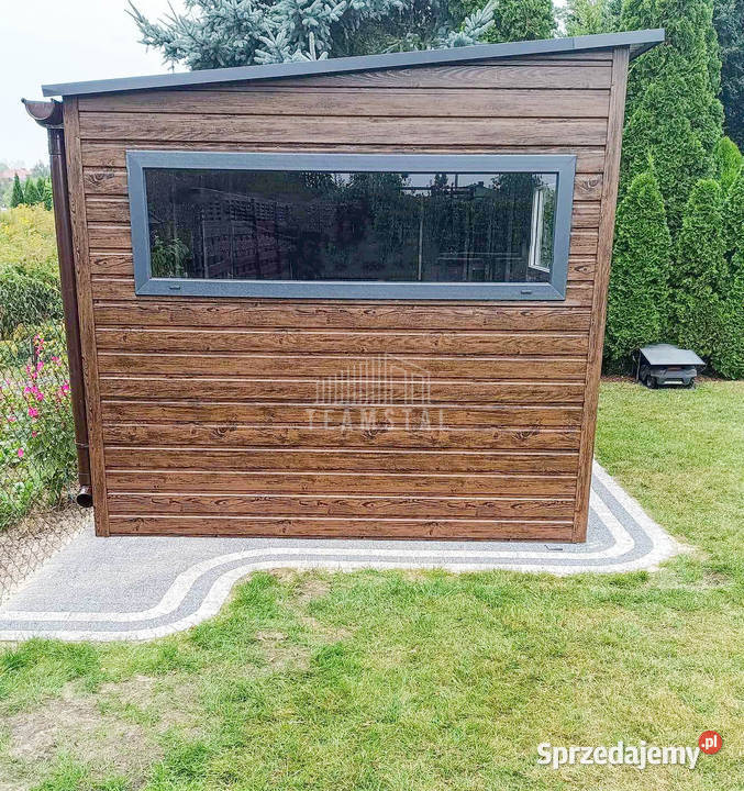 Schowek domek ogrodowy 45x25m wiata 18m drzwi 2x Olsztyn