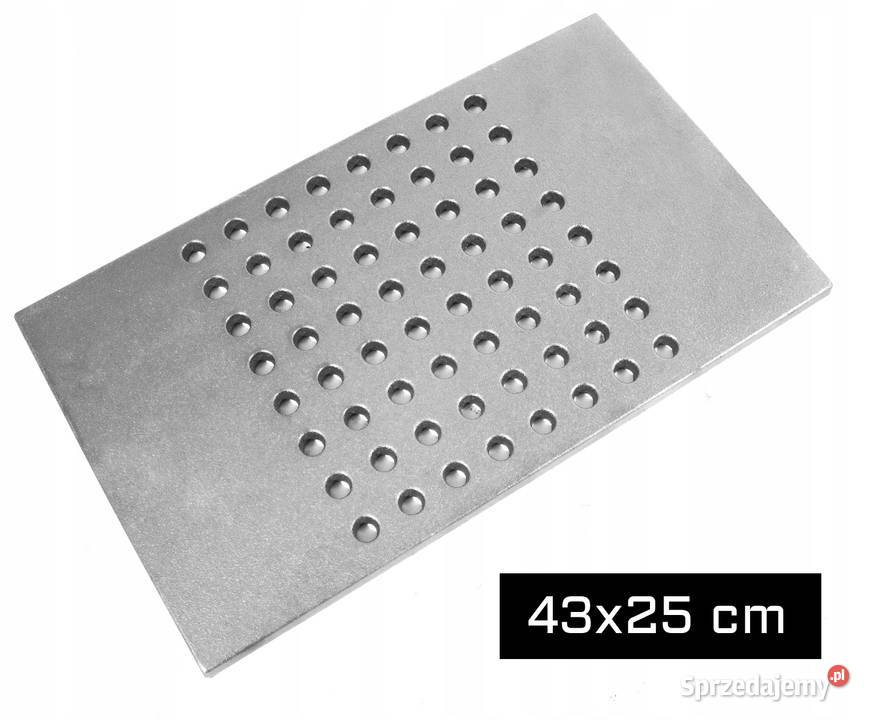 Ruszt żeliwny do kominka piecyka 43x25 Akcesoria grzewcze małopolskie Szczucin