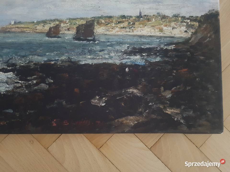 Obraz reprodukcja Wybrzeże Bretanii Eugene Nowy Sącz