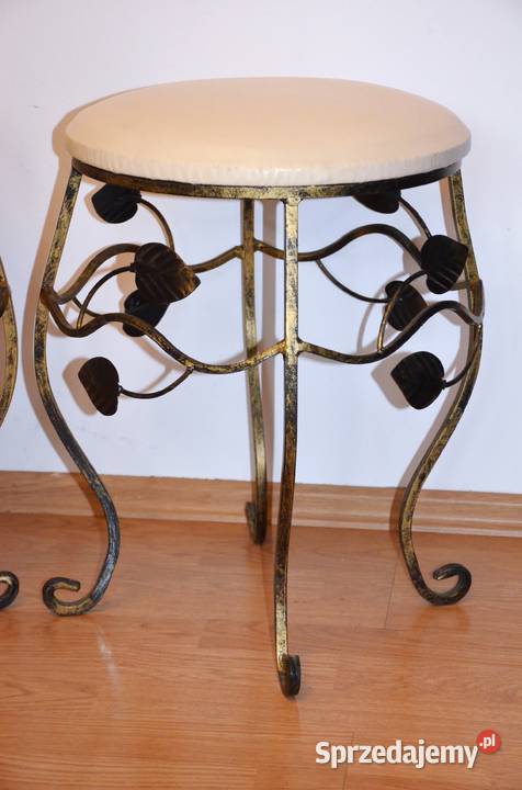Krzesełka pufy taborety kute metaloplastyka 2 wielkopolskie Koszuty