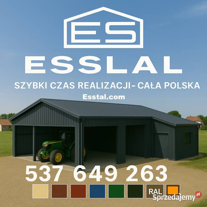 Ładny Garaż Blaszany Drewnopodobny MAGAZYN Wiaty Białystok sprzedam