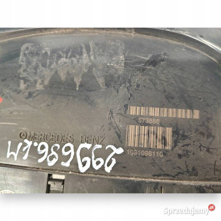 LICZNIK ZEGARY Mercedes W169 20 CDI Diesel 299 osobowe Liczniki i zegary Chełm