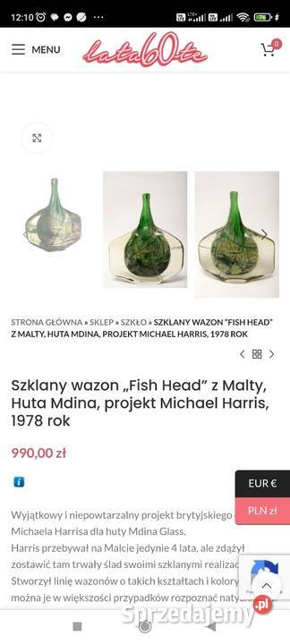 Wazon MDINA w cudownych kolorach projektu Pabianice