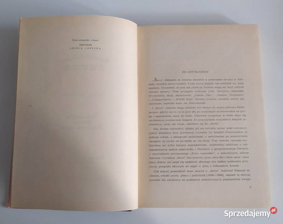 Serce Edmund De Amicis Warszawa