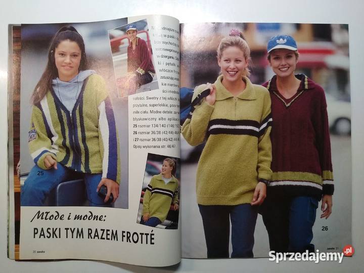 Modne Dzianiny Sandra 11999 miesięcznik Gdańsk