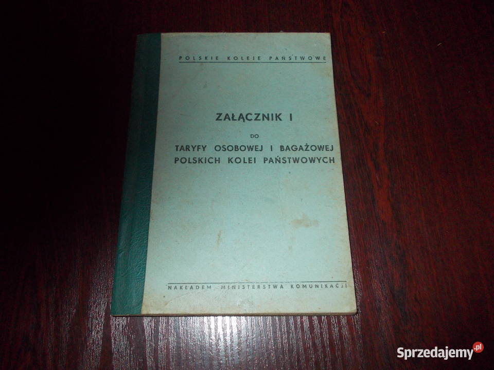 Załącznik do taryfy PKP z 1976 roku 1578 podkarpackie Stalowa Wola