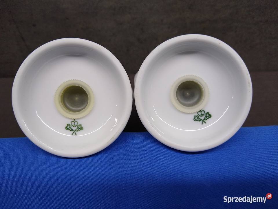 Duża solniczka i pieprzniczka Rosenthal Biała Kalisz