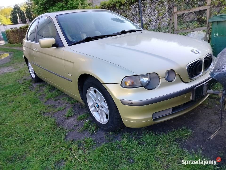 Bmw e46 compakt podsufitka sufit czarny idealny osobowe Aleksandrów Łódzki