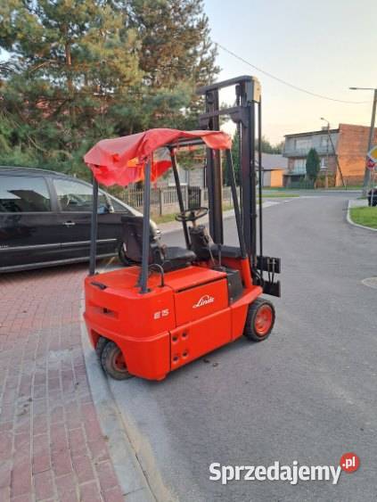 Wózek widłowy elektryczny LINDE E15 łódzkie Łubnice