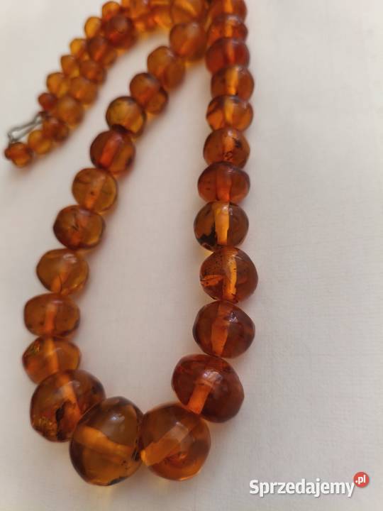 Naszyjnik Bursztyn Vintage podlaskie