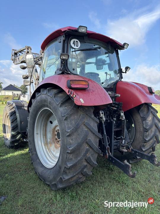 Ciągnik rolniczy case Maxxum 110 mc Pneumatyczne siedzenie Czerwone