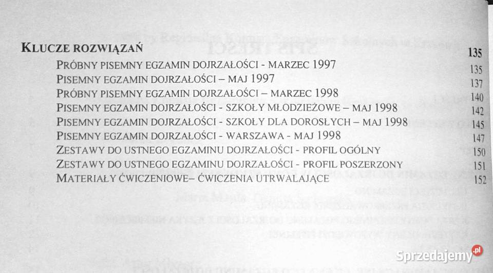 Język niemiecki Informator maturalny Matura 1999 Chełm