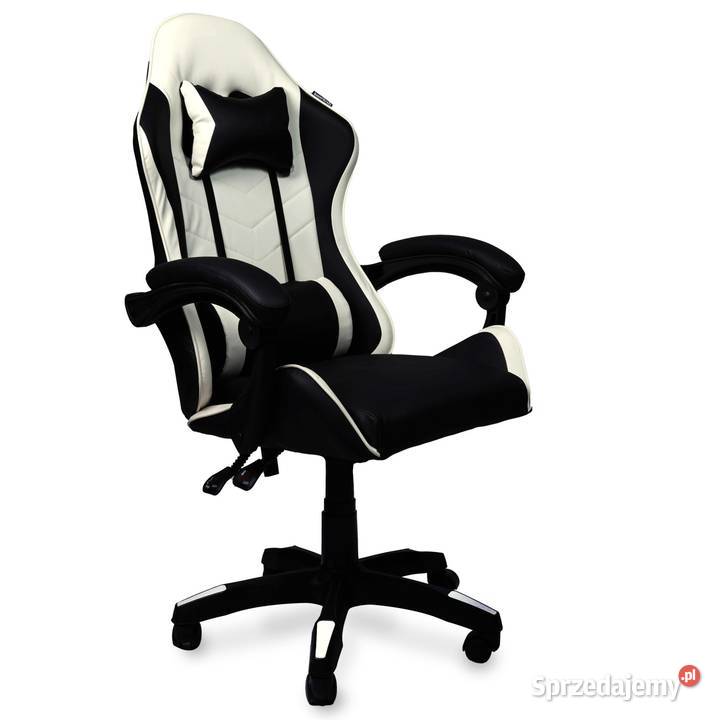 Fotel gamingowy krzesło obrotowe ekoskóra Poznań