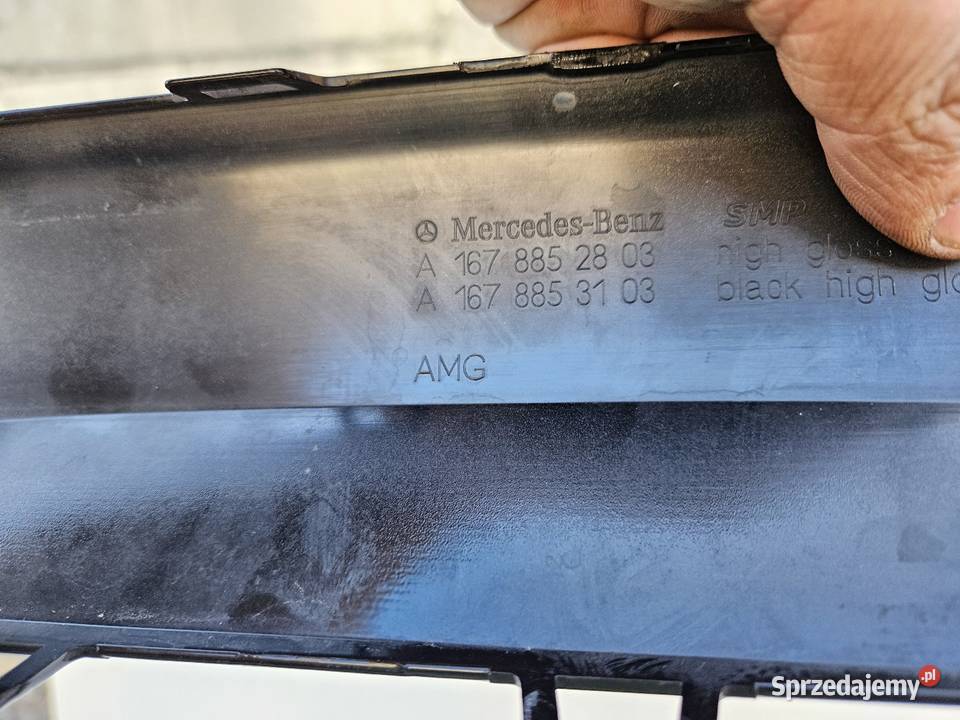 MERCEDES GLE W167 DYFUZOR SPOILER ZDERZAKA TYŁ Międzychód