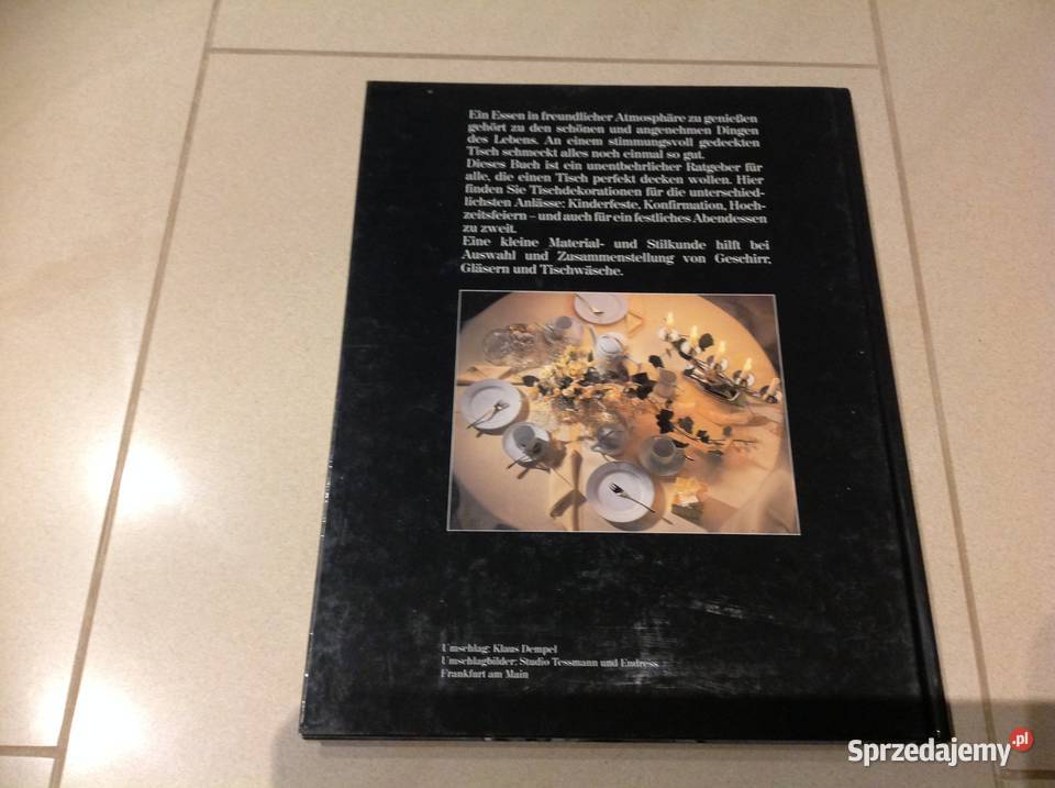 Książka Dekoracje Przystrajanie Stołu Wydanie twarda Pozostałe Nowa Sól