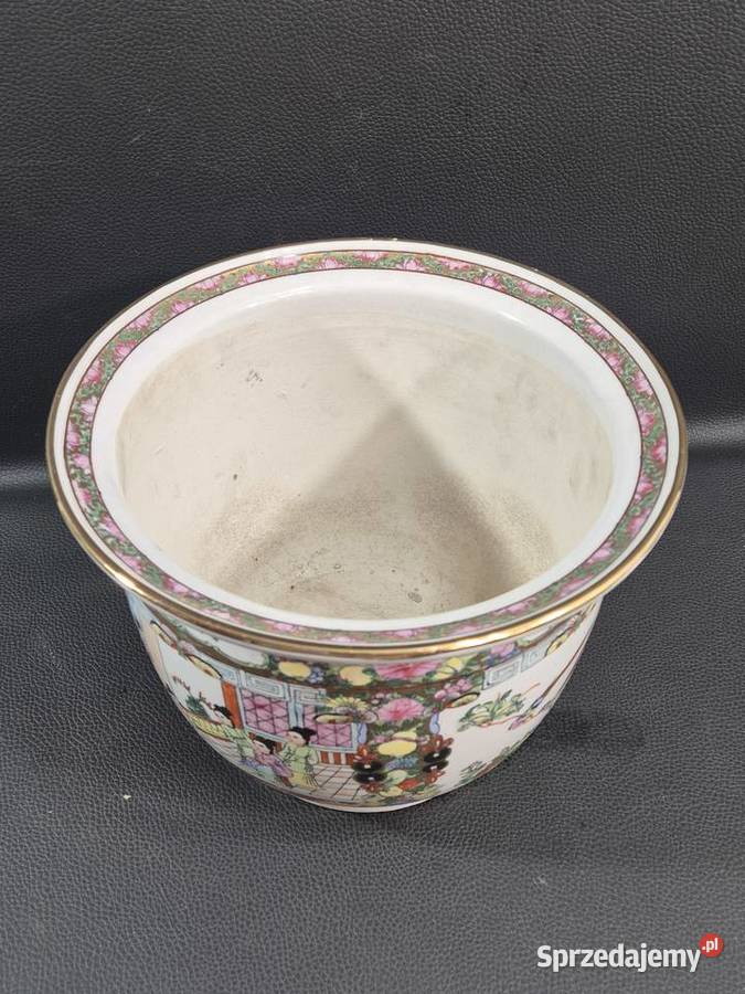 Medalion Chinoiserie Rose 12calowa doniczka Poddębice