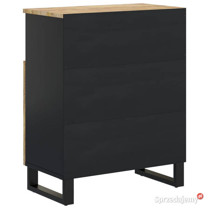 Szafka z 2 drzwiczek 60x33x75 lite drewno mango Warszawa