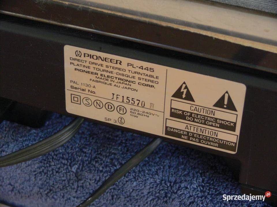 Gramofon Pioneer 445 Direct Drive automat