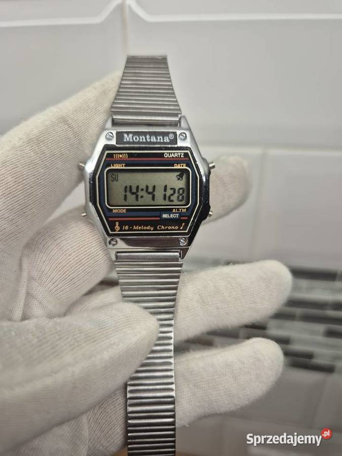 Kolekcjonerski zegarek Montana z lat 80