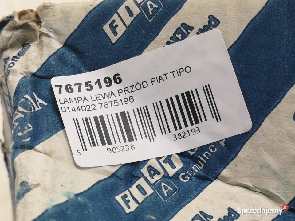 LAMPA LEWY PRZÓD FIAT TIPO 19871993 NOWA lubelskie