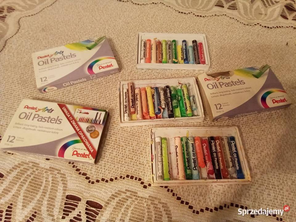 Pastele pentel olejne 3 sztuki komplet Warszawa