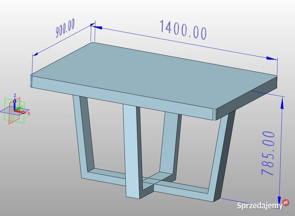 Wspornik stelaż pod stół Jeżowe