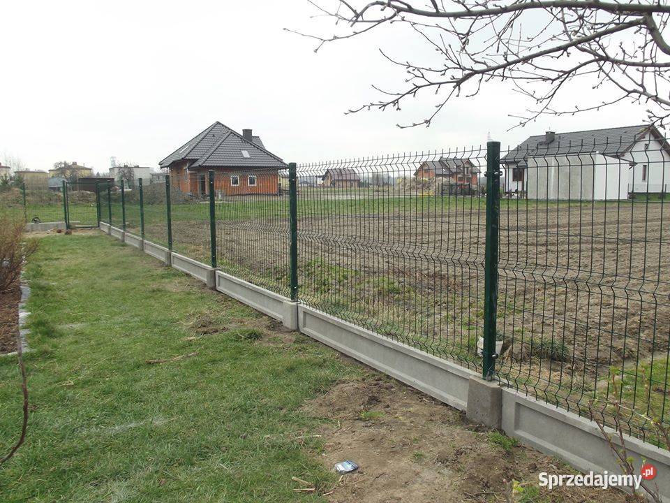 Ogrodzenie panelowe 3D wysokość 153 podmurówka śląskie Częstochowa