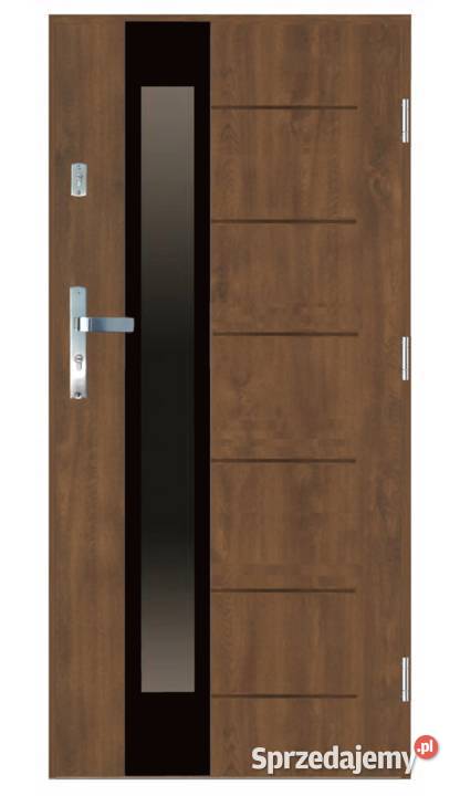 Drzwi wejściowe GADOT 72 mm SI03T BLACK 3 kolory mazowieckie