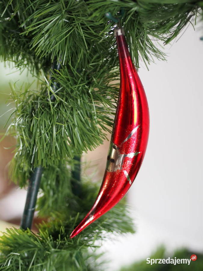 Bombki Ozdoby Choinkowe PRL zestaw 3 Wrocław