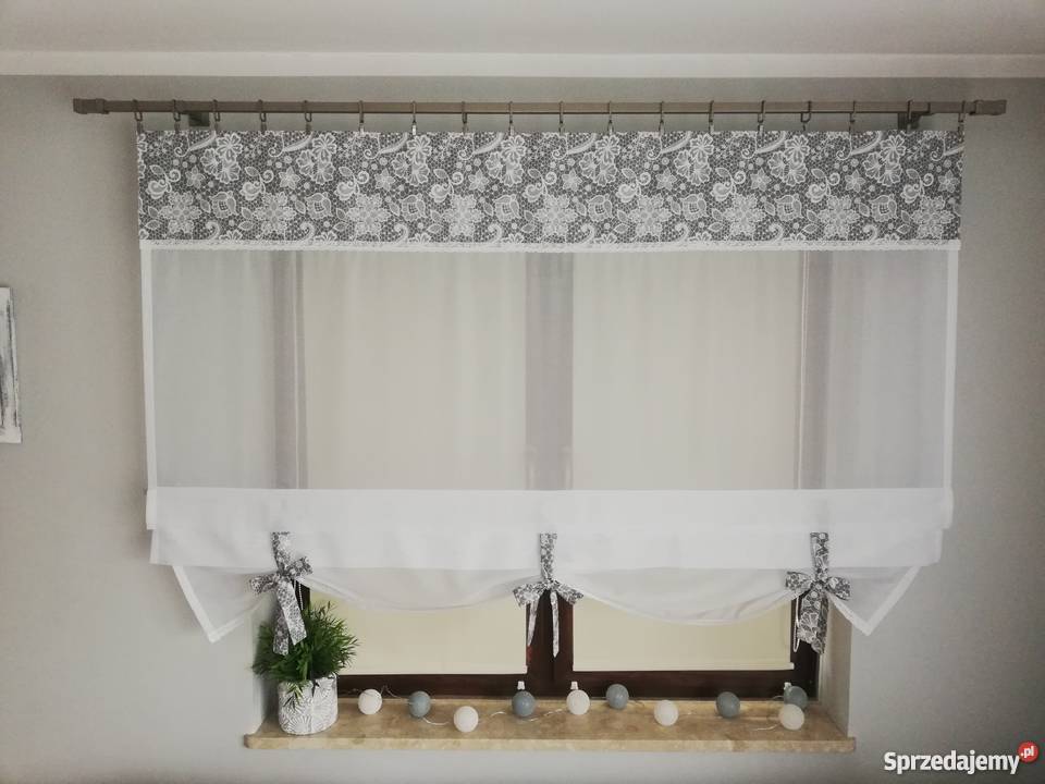 Firany roletki panele biały Nowa Wieś