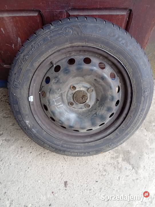 Komplet opon z felgami letnich 1756515 dunlop Mława