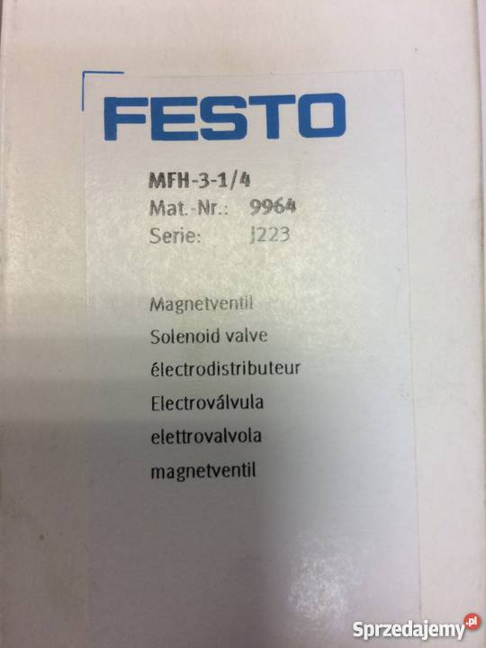 Elektrozawór FESTO MFH314S Bydgoszcz