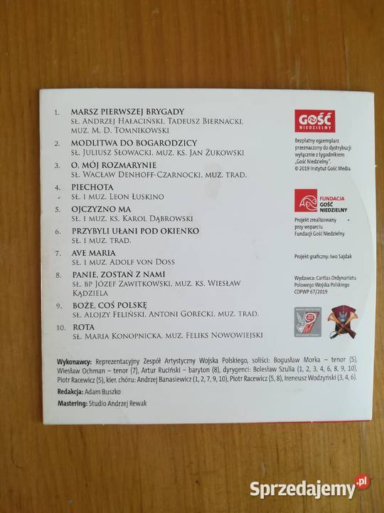 Boże coś Polskę Pieśni Patriotyczne i Religijne Łódź