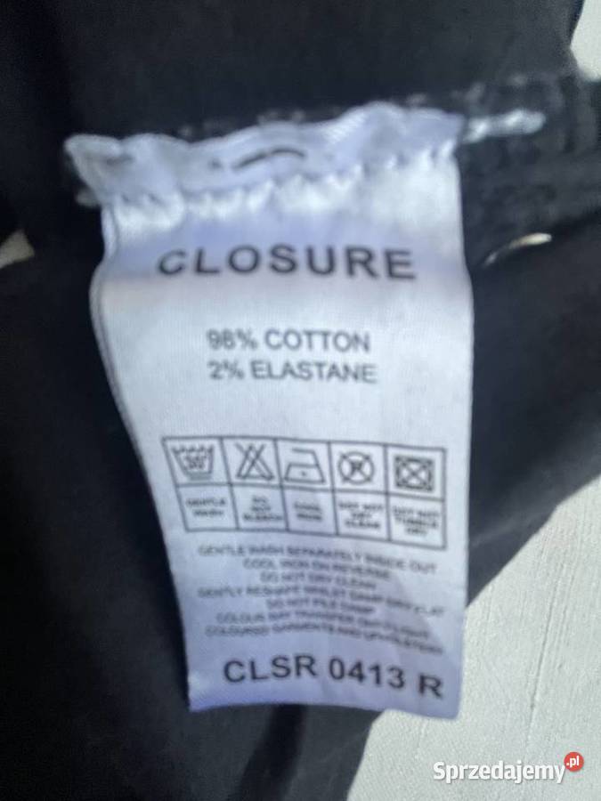 Czarne jeansy CLOSURE skinny rozmiar 34R Odzież codzienna Sochaczew