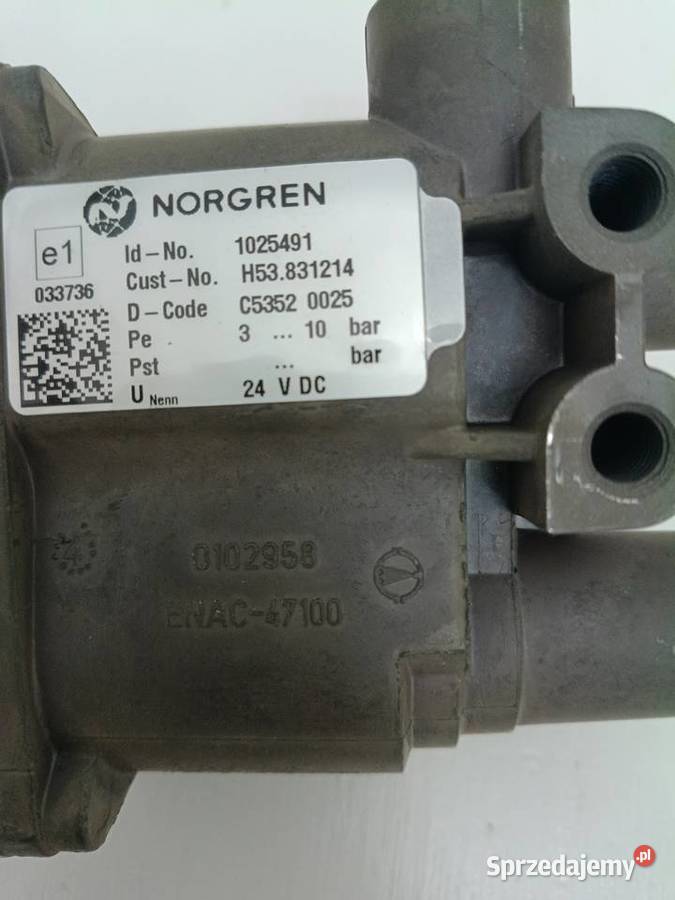 ZAWÓR MAGNETYCZNY PriTarder NORGREN ciężarowe opolskie Nysa