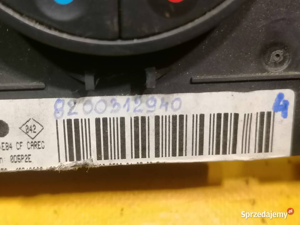 panel klimatyzacji nawiewu Renault Megane 2 osobowe Piotrków Trybunalski