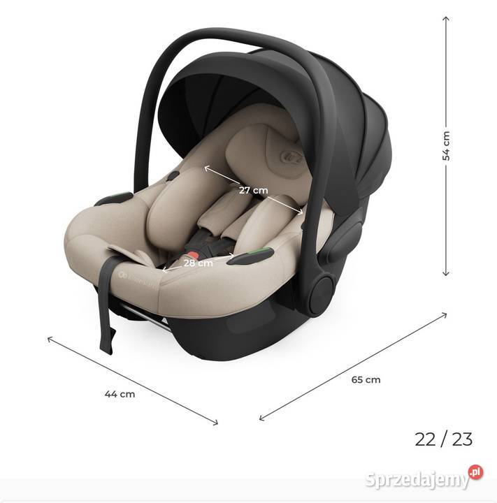 Dwa foteliki kinderkraft baza obrotowa Pleszew