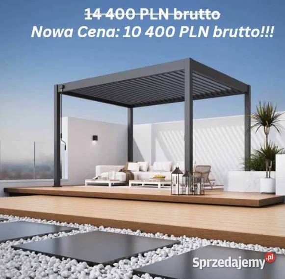 Pergola 3x4 i 4x6 antracyt promocja 10 400 i 18 podkarpackie Rzeszów