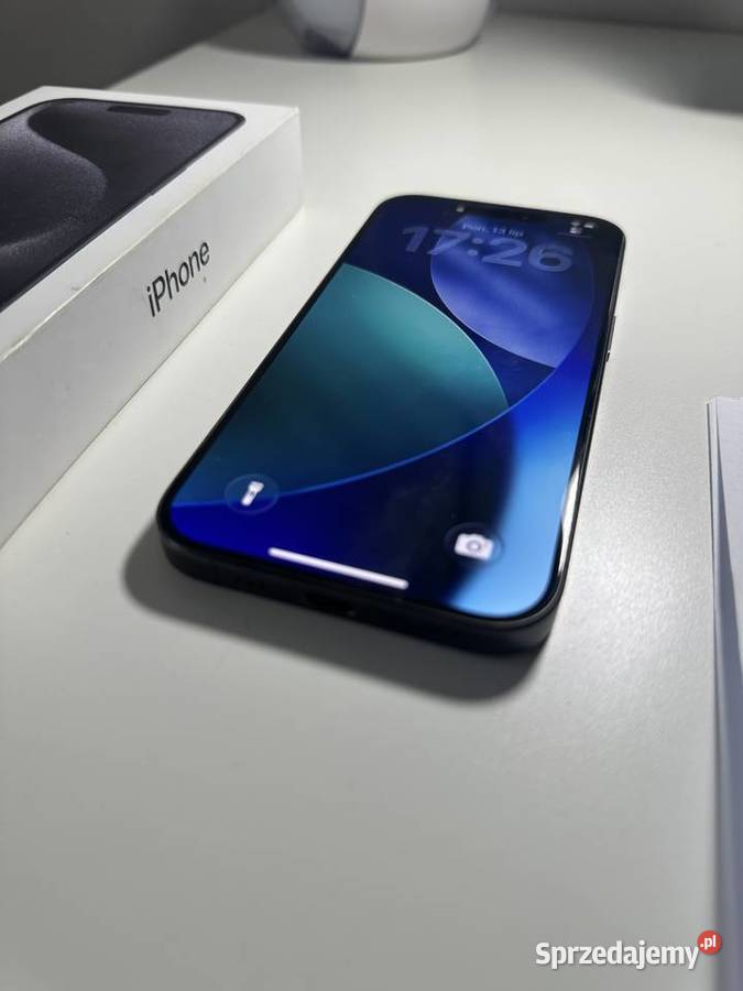 Sprzedam iPhone 15 Pro 128GB Black Titanium 87 Nowa Sarzyna